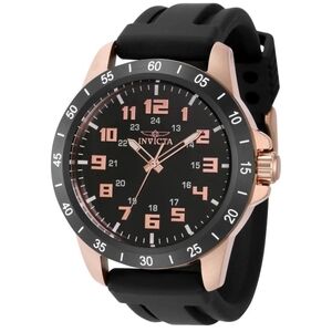Brand New 4000 Invicta Pro Diver Stratus Black Mens 45mm Rose Gold Accent Watch